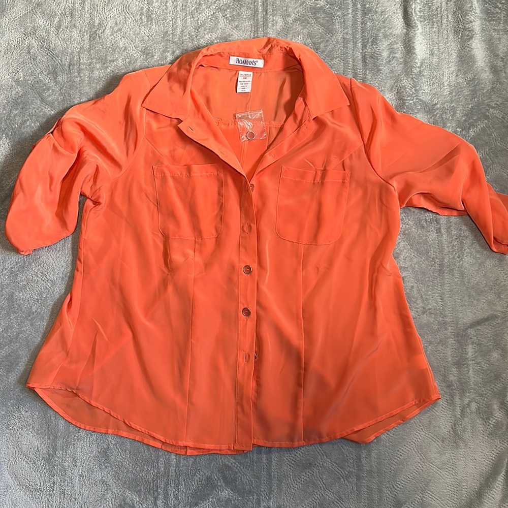 Roaman’s New size 16W blouse top